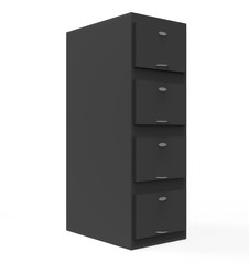 file cabinet 3d illustration