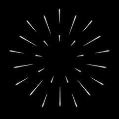 Obraz premium Holiday Firework on night background