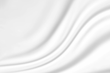 Obraz premium White fabric texture background. / Soft image.