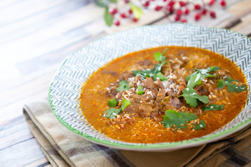 Thai beef with coconut milk