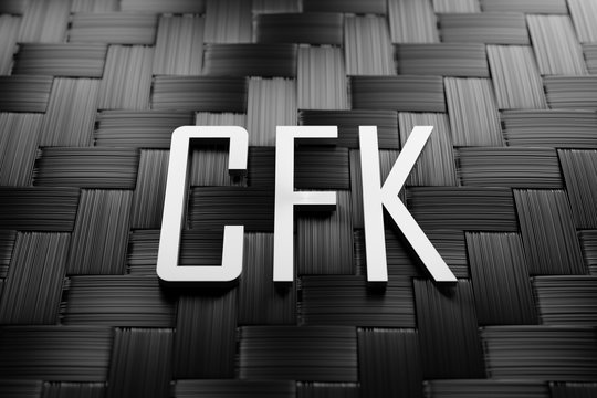 3D Illustration CFK Carbon