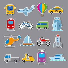 stickers of transport