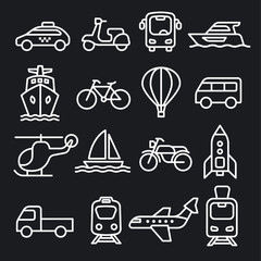 transport icons