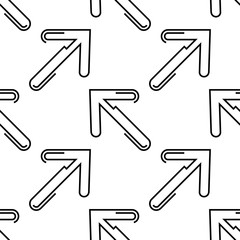 Arrow Icon Seamless Pattern, Direction Arrow Icon