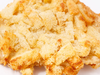 ruddy bread poultry meat metropolitan in crackers.