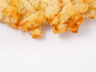 ruddy bread poultry meat metropolitan in crackers.