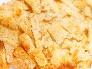 ruddy bread poultry meat metropolitan in crackers.