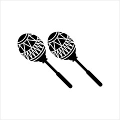 Maracas Icon, Music, Percussion Instrument Icon