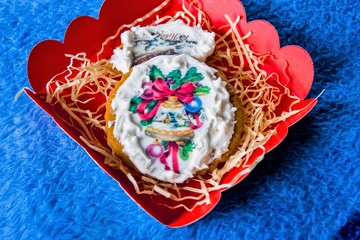 Christmas gingerbread in the package