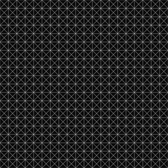 Vector seamless geometric pattern. Grid texture. Black-and-white background. Monochrome design. Vector EPS 10