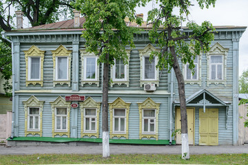 Old house. Details and decor.