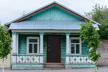 Old house. Details and decor.