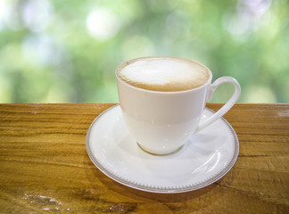A Cappuccino Coffee Cup