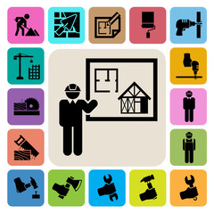 Construction Icons set