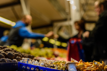 Mushrooms on the market