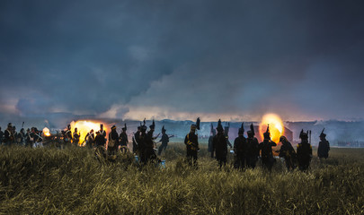 Reenactment Schlachtfeld Waterloo
