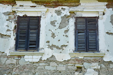 Old ruined abandoned house , Bistrita,Romania,2017