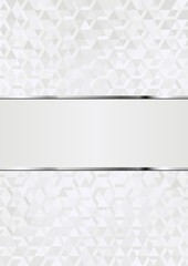 Fototapeta premium glossy geometrical pattern with copy space