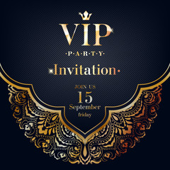 VIP invitation premium design background template.