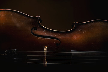 Old Wooden Cello