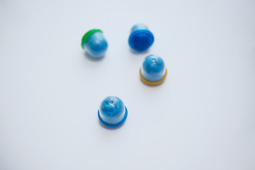 blue Shoe covers in a separate package