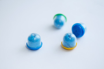 blue Shoe covers in a separate package