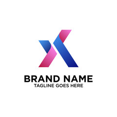 Initial X Logo Design Inspiration