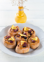 Sweet rolled buns, Danish Pastry