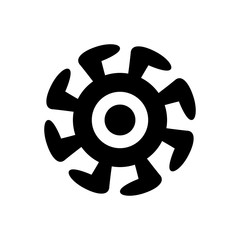 Obraz premium Sun icon. Sun symbol for design. Vector and illustration print.