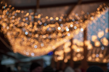 Christmas abstract bokeh