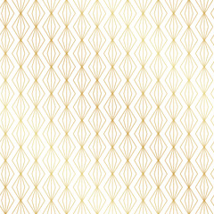 Seamless Art Deco geometric line pattern background