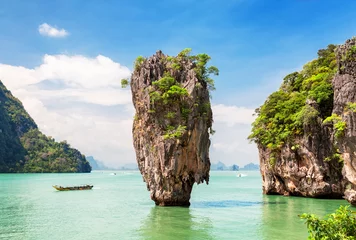 Foto op Plexiglas Famous James Bond island near Phuket © preto_perola