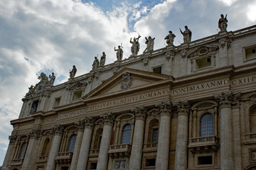 Fototapeta na wymiar Vatican - Saint Peter’s Square Rome Italy