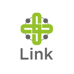 Combination of Lines and Dots Logo