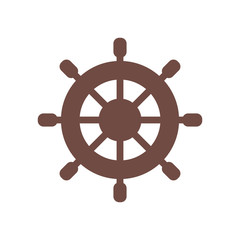 Ship Rudder Vector Illustration