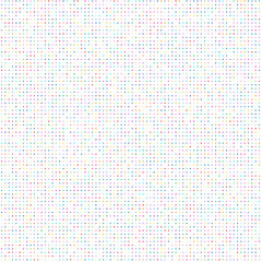 The background of raster multicolored dots on white for text, banner, poster, label, sticker, layout.