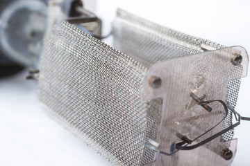 Old broken radio amplifire lamp