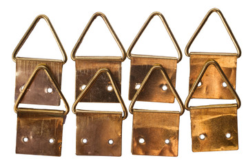 Shiny frame hangers pieces