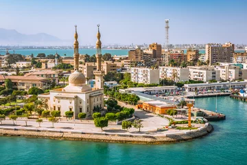 Foto op Canvas Port Said, Egypt © Nancy Pauwels