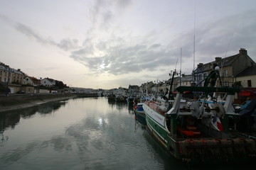 Fototapeta premium Port en Normandie