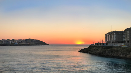 Sunset in A Coruña