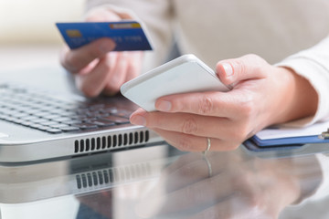 Paying online with credit card