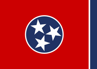 Vector Tennessee flag
