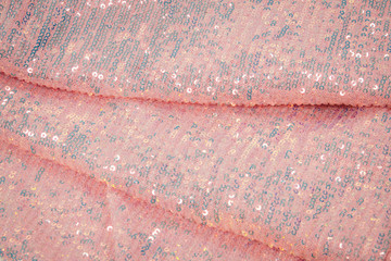 Fabric sequins background texture