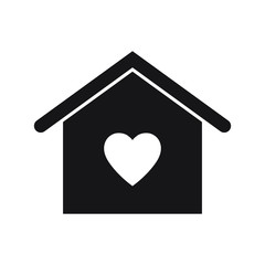 Sweet home vector icon