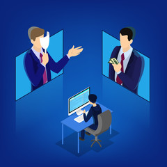 Thief steal digital data and money banner