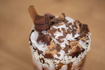  Milkshake with chocolate cookies 