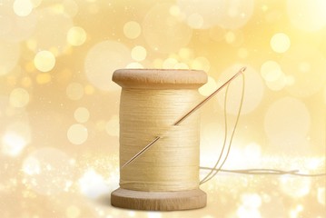 Spool of Thread and Needle