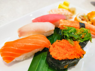 Sushi is the famous food of Japanese food cuisine