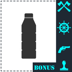 Bottle icon flat